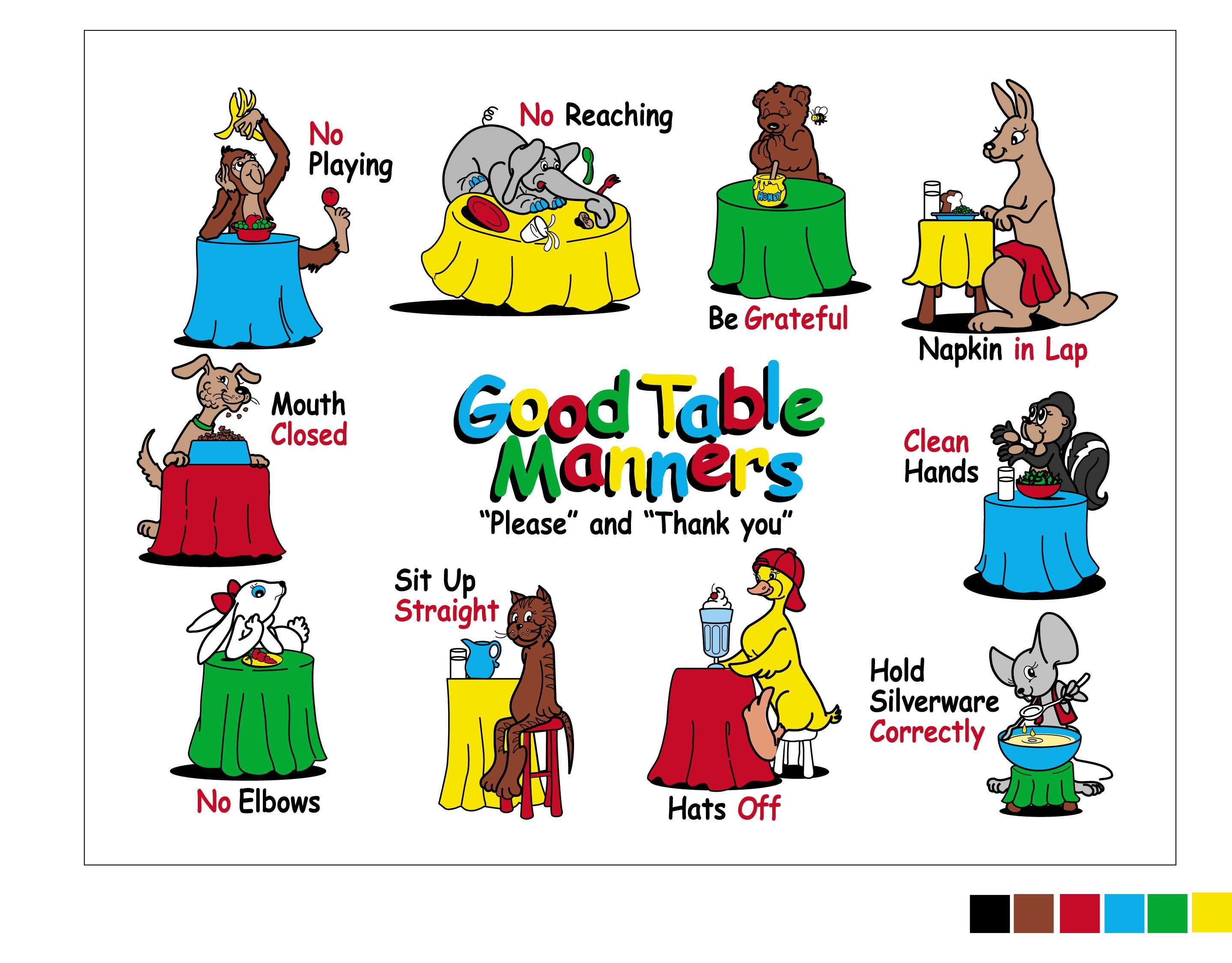 BASIC TABLE MANNERS FOR KIDS